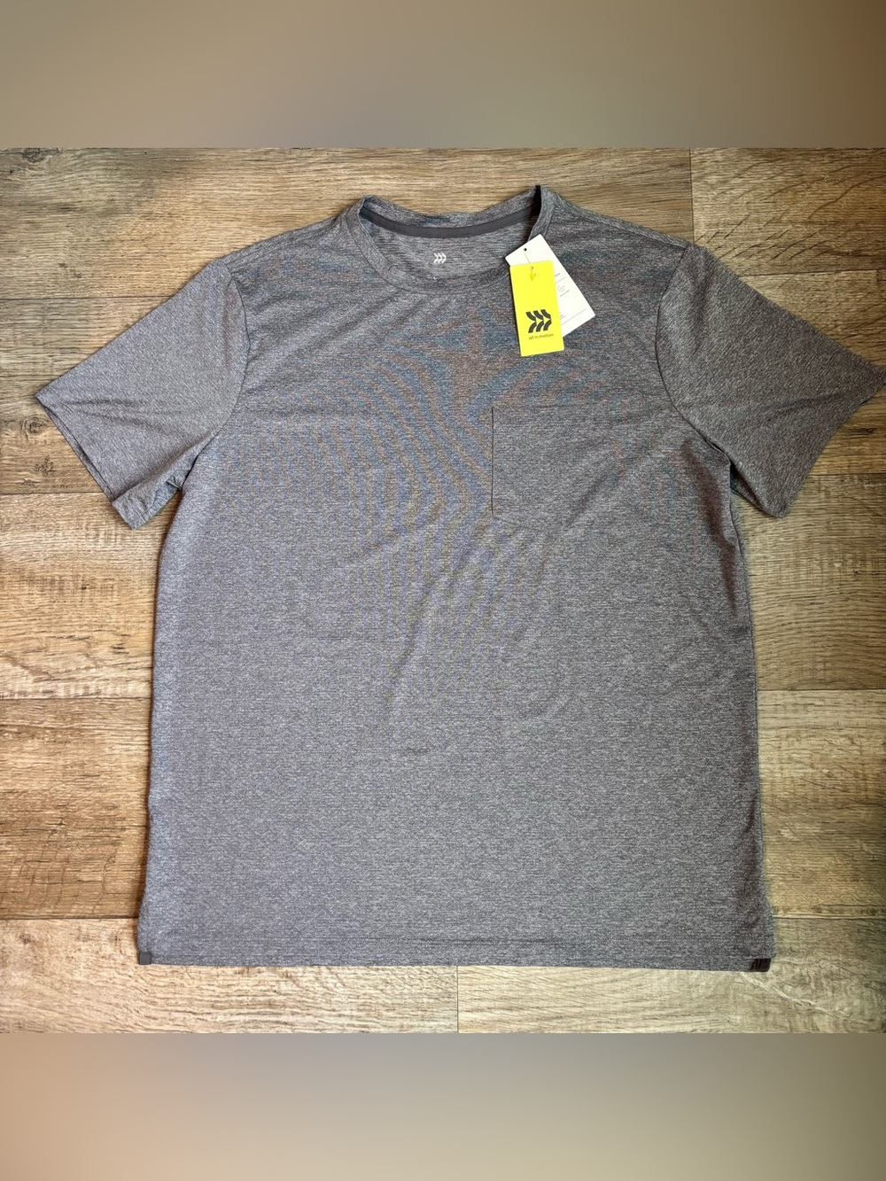 All in Motion Men’s Athletic Shirts in gray size large